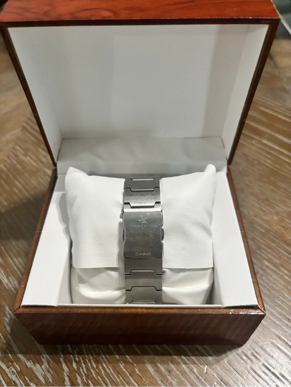 Casio Wave Ceptor Stainless Steel Watch
